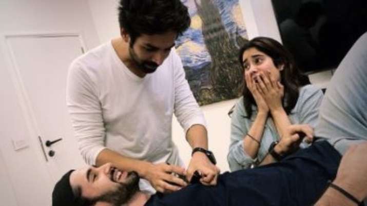 kartik aaryan janhvi kapoor and lakshya start preparing for Dostana 2 kartik aaryan janhvi kapoor and lakshya start preparing for Dostana 2- India TV