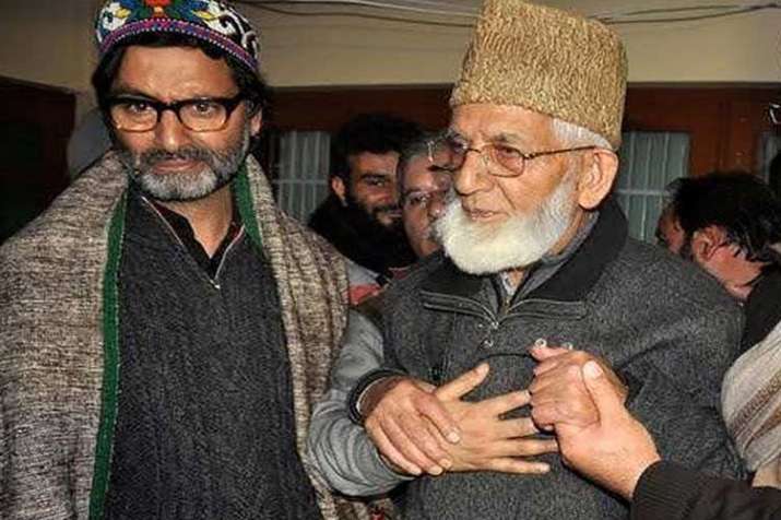 yasin malik and syed ali shah geelani yasin malik and syed ali shah geelani- India TV