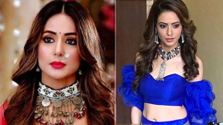 Hina Khan and Aamna Sharif Hina Khan and Aamna Sharif- India TV