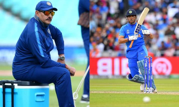 Ravi Shastri and MS Dhoni Ravi Shastri and MS Dhoni- India TV