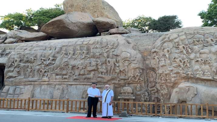 PM Narendra Modi with President Xi Jinping at Arjuna's... PM Narendra Modi with President Xi Jinping at Arjuna's...- India TV