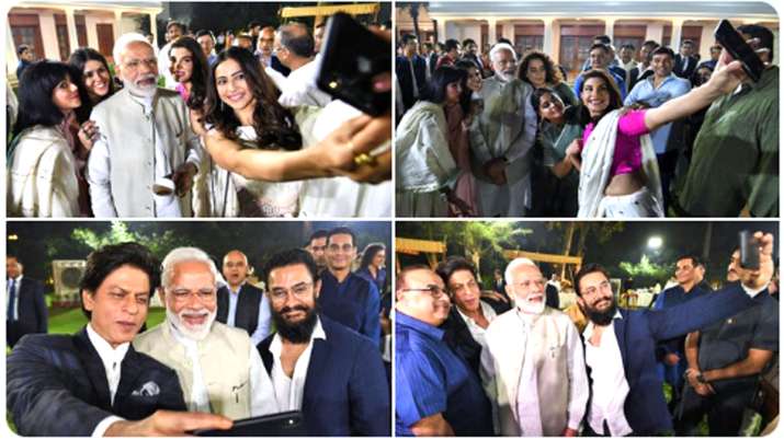 फिल्मी हस्तियों से मिले प्रधानमंत्री नरेंद्र मोदी फिल्मी हस्तियों से मिले प्रधानमंत्री नरेंद्र मोदी- India TV