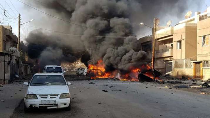 Turkey says border town of Ras al-Ain seized, Syria denies | AP Turkey says border town of Ras al-Ain seized, Syria denies | AP- India TV