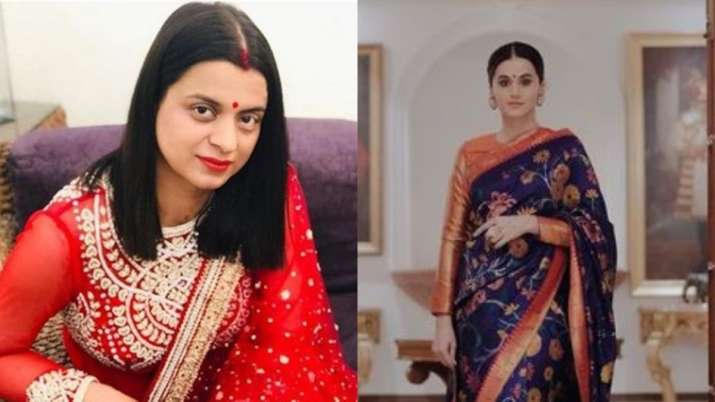 Taapsee pannu reply to rangoli chandel Taapsee pannu reply to rangoli chandel- India TV