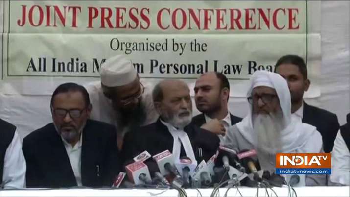All India Muslim Personal Law Board Reaction Ayodhya Verdict All India Muslim Personal Law Board Reaction Ayodhya Verdict- India TV