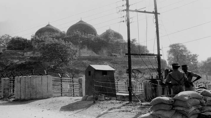 ayodhya ram mandir verdict faisla ( Nov. 1990 file photo, a view of Babri Masjid) ayodhya ram mandir verdict faisla ( Nov. 1990 file photo, a view of Babri Masjid)- India TV