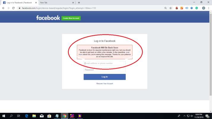 facebook server down facebook server down- India TV Paisa