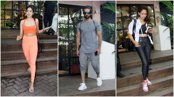 janhvi kapoor ,shahid kapoor , mira rajput janhvi kapoor ,shahid kapoor , mira rajput- India TV