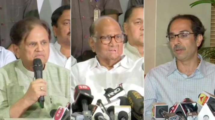 महाराष्ट्र में सरकार गठन पर गतिरोध जारी, एनसीपी-कांग्रेस ने शिवसेना पर फोड़ा पूरा ठीकरा महाराष्ट्र में सरकार गठन पर गतिरोध जारी, एनसीपी-कांग्रेस ने शिवसेना पर फोड़ा पूरा ठीकरा- India TV