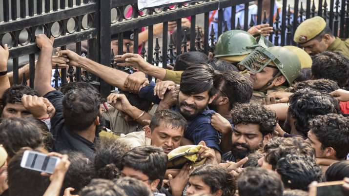 JNU Students protest JNU Students protest- India TV