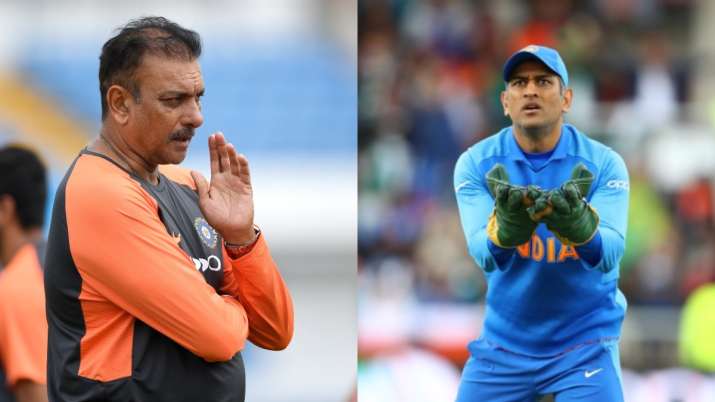 Ravi Shastri and MS Dhoni Ravi Shastri and MS Dhoni- India TV