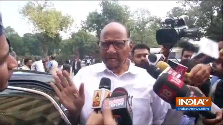 Sharad Pawar Statement before Meeting Sonia Gandhi Sharad Pawar Statement before Meeting Sonia Gandhi- India TV