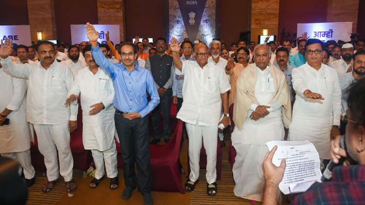 Senior Congress leader Mallikarjun Kharge, NCP chief... Senior Congress leader Mallikarjun Kharge, NCP chief...- India TV
