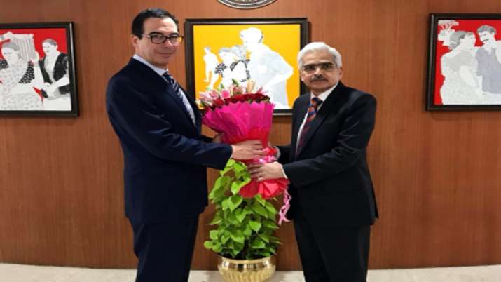 US Treasury Secretary meets RBI Governor Shaktikanta Das in the financial capital on Saturday US Treasury Secretary meets RBI Governor Shaktikanta Das in the financial capital on Saturday- India TV Paisa
