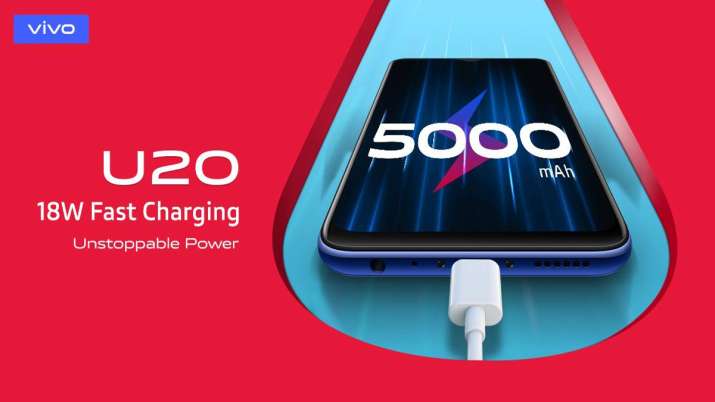 Vivo U20 with 5000mAh battery launched in India Vivo U20 with 5000mAh battery launched in India- India TV Paisa