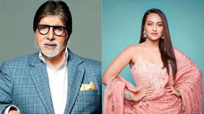 amitabh bachchan and sonakshi sinha amitabh bachchan and sonakshi sinha- India TV