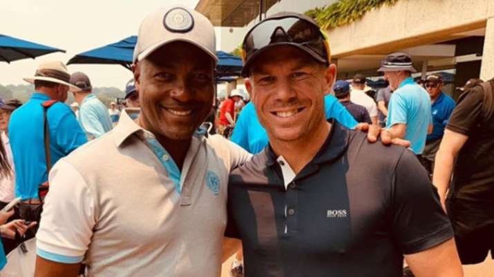 David Warner and Brian Lara David Warner and Brian Lara- India TV