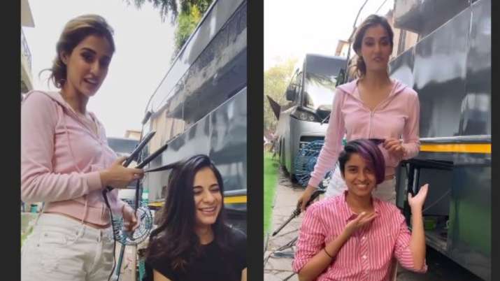 disha patani turns hair stylist disha patani turns hair stylist- India TV