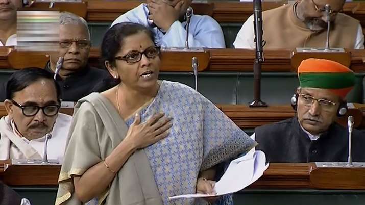 Union Minister Nirmala Sitharaman speaks in the Lok Sabha during the Winter Session of Parliament, i Union Minister Nirmala Sitharaman speaks in the Lok Sabha during the Winter Session of Parliament, i- India TV Paisa