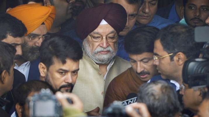 Hardeep Singh Puri Anurag Thakur Manoj Tiwari Hardeep Singh Puri Anurag Thakur Manoj Tiwari- India TV