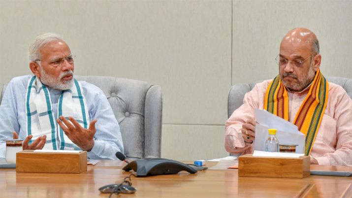 PM Modi with Shah PM Modi with Shah- India TV