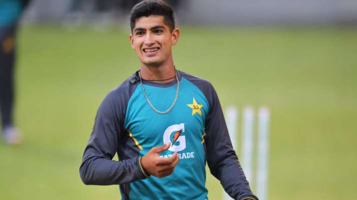 Naseem Shah, Pakistan U-19 World Cup squad, naseem shah pakistan fast bowler, naseem shah pakistan v Naseem Shah, Pakistan U-19 World Cup squad, naseem shah pakistan fast bowler, naseem shah pakistan v- India TV