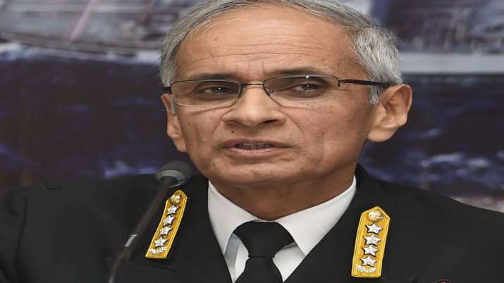 Navy Chief Admiral Karambir Singh flags concern over decline in funds allocation to Navy Navy Chief Admiral Karambir Singh flags concern over decline in funds allocation to Navy- India TV