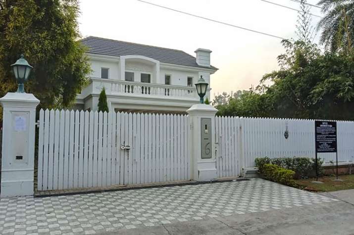 A view of the residence of former Haryana chief minister... A view of the residence of former Haryana chief minister...- India TV