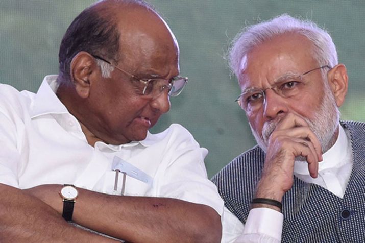 Sharad Pawar and PM Modi Sharad Pawar and PM Modi- India TV