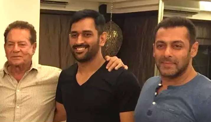 Salman Khan mahendra singh dhoni Salman Khan mahendra singh dhoni- India TV