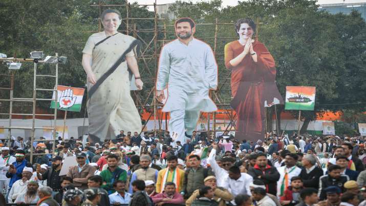Bharat Bachao rally, Congress, Sonia Gandhi, Rahul Gandhi, Priyanka Vadra Gandhi Bharat Bachao rally, Congress, Sonia Gandhi, Rahul Gandhi, Priyanka Vadra Gandhi- India TV