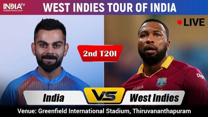 Live Cricket Streaming India vs West Indies 2nd T20I, ind vs wi, ind vs wi dream11, india vs west in Live Cricket Streaming India vs West Indies 2nd T20I, ind vs wi, ind vs wi dream11, india vs west in- India TV