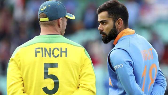 Virat Kohli and Aaron Finch Virat Kohli and Aaron Finch- India TV