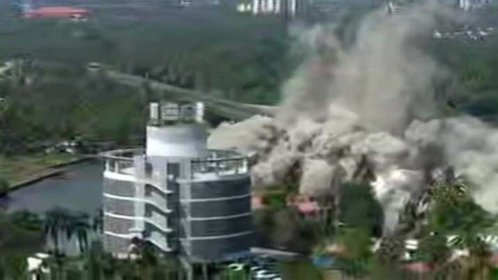 Maradu Flats, Maradu, Maradu Flats of Kochi demolished, Maradu Flats demolished Maradu Flats, Maradu, Maradu Flats of Kochi demolished, Maradu Flats demolished- India TV