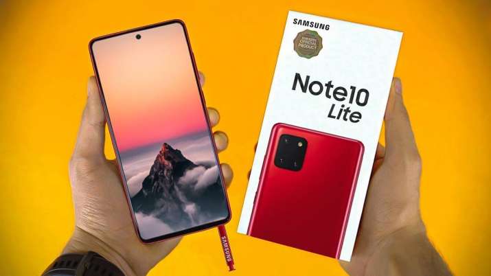 Samsung Galaxy Note10 Lite in India for Rs 38,999 Samsung Galaxy Note10 Lite in India for Rs 38,999- India TV Paisa