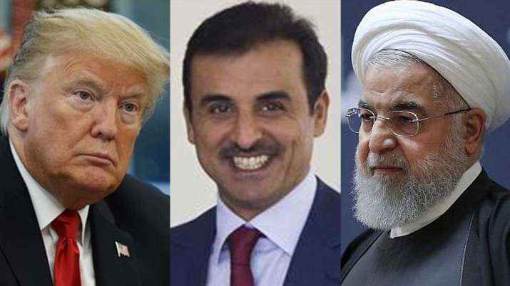 Qatar, Hassan Rouhani, Iran-US crisis, Emir Sheikh Tamim bin Hamad al-Thani, Donald Trump Qatar, Hassan Rouhani, Iran-US crisis, Emir Sheikh Tamim bin Hamad al-Thani, Donald Trump- India TV