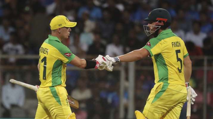 Aaron Finch and David Warner Aaron Finch and David Warner- India TV